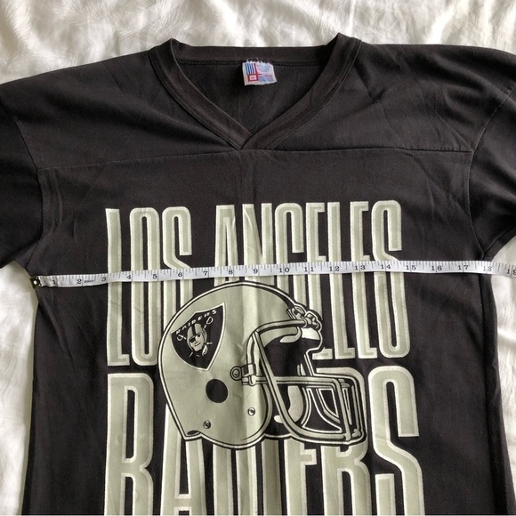 VINTAGE Single Stitch Los Angeles Raiders Shirt - Picture 8 of 12